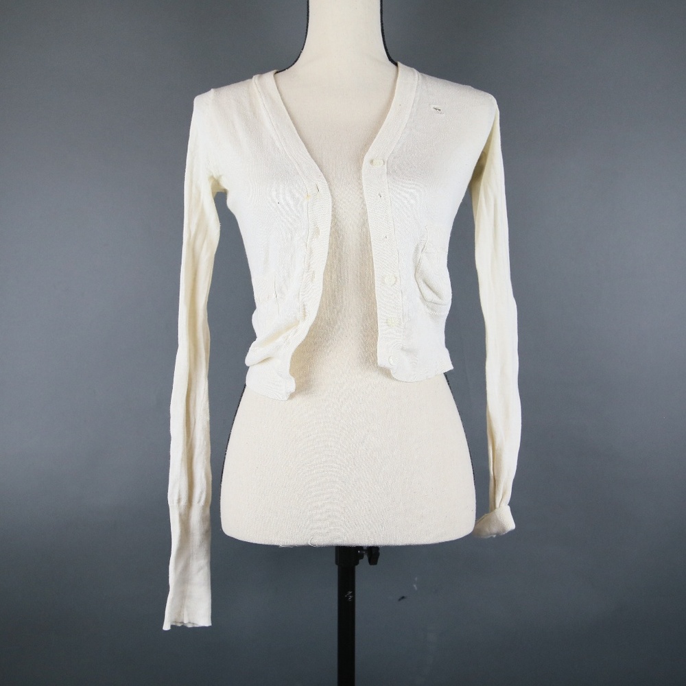 *Abrecrombie & Fitch Cream Cardigan Size S